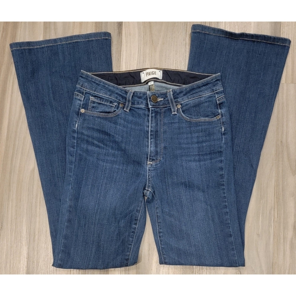 Paige High Rise Bell Canyon Medium Wash Jeans size 27